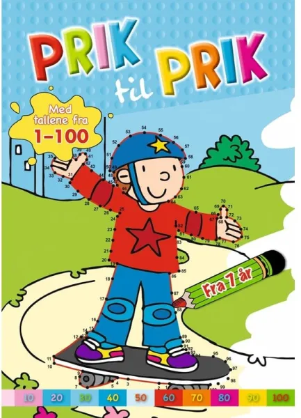 Pisteestä pisteeseen: 1-100 (skeittaaja) - Harrastus - vihkonen