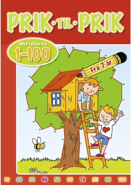 Pisteestä pisteeseen: 1-100 (Leikkimökki) - Harrastus - vihkonen