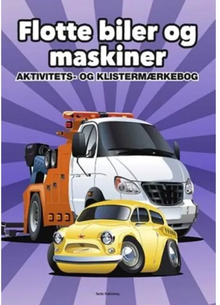 Tactic Games Upeat autot ja koneet -aktiviteetti- ja tarrakirja
