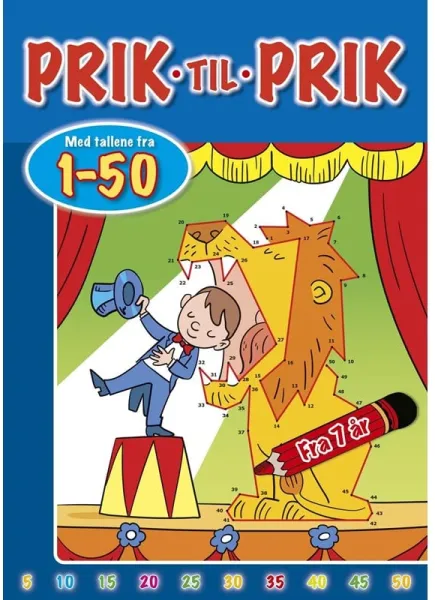 Pisteestä pisteeseen numeroilla 1–50 (Sirkus) - Harrastus - vihkonen